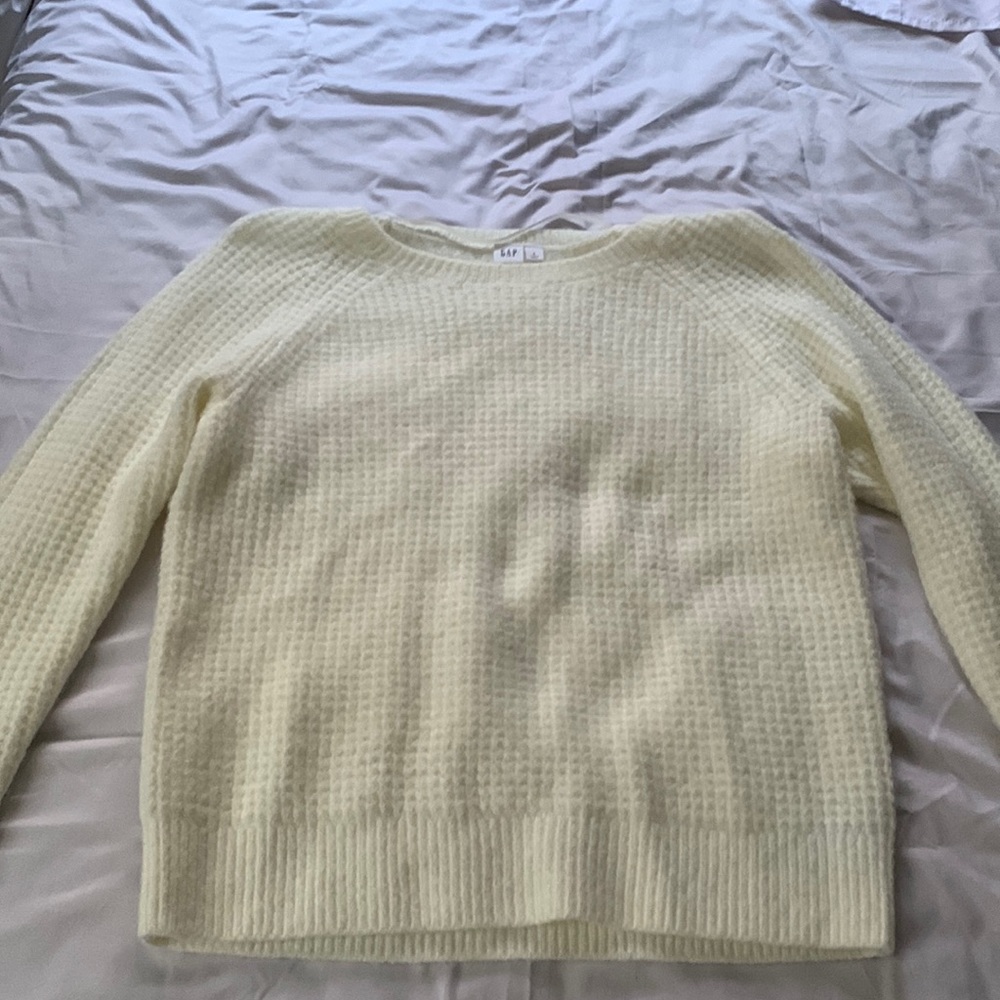 Cream white sweater